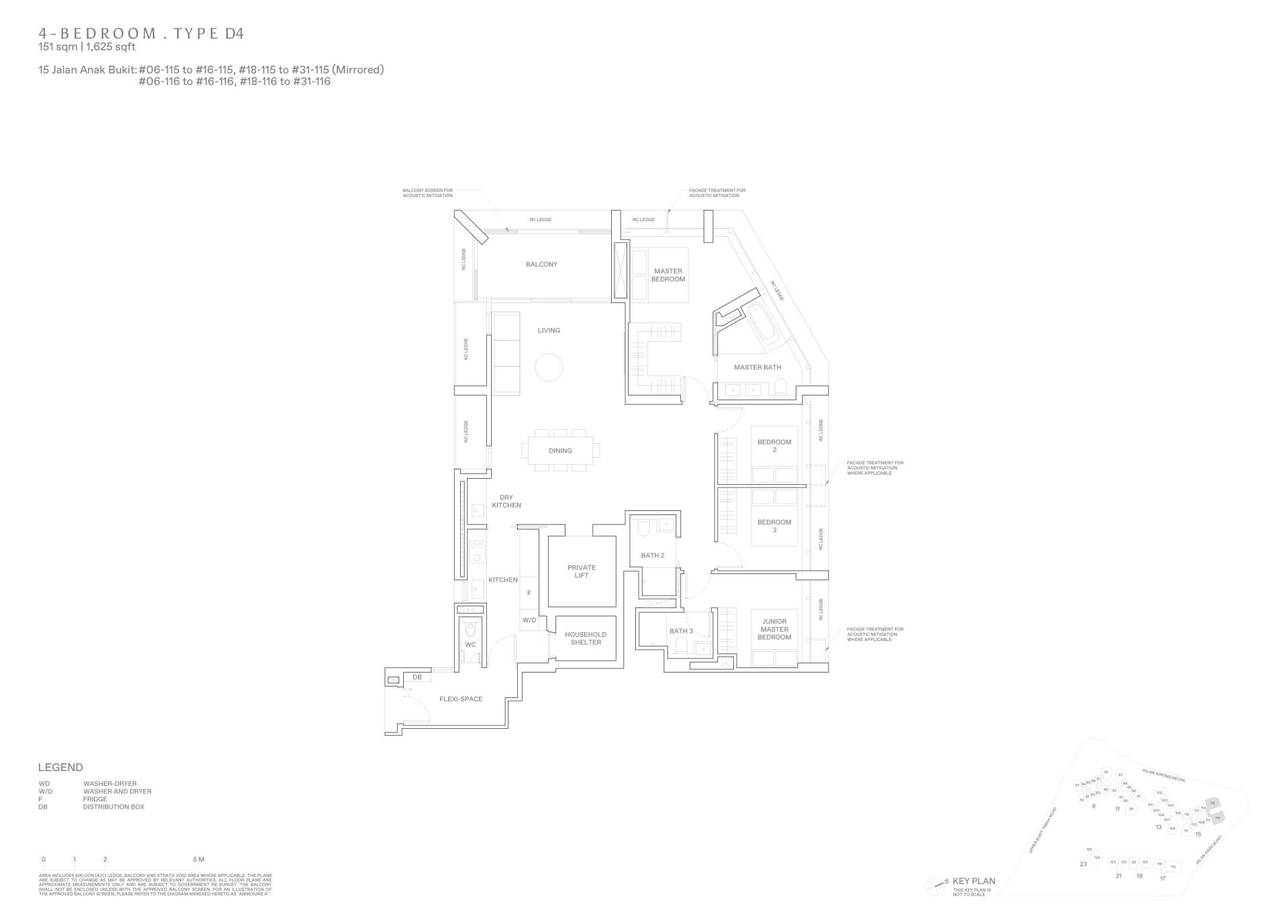 The Reserve Residences floorplan